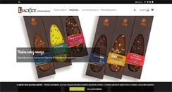 Desktop Screenshot of lucifer-chocolate.si